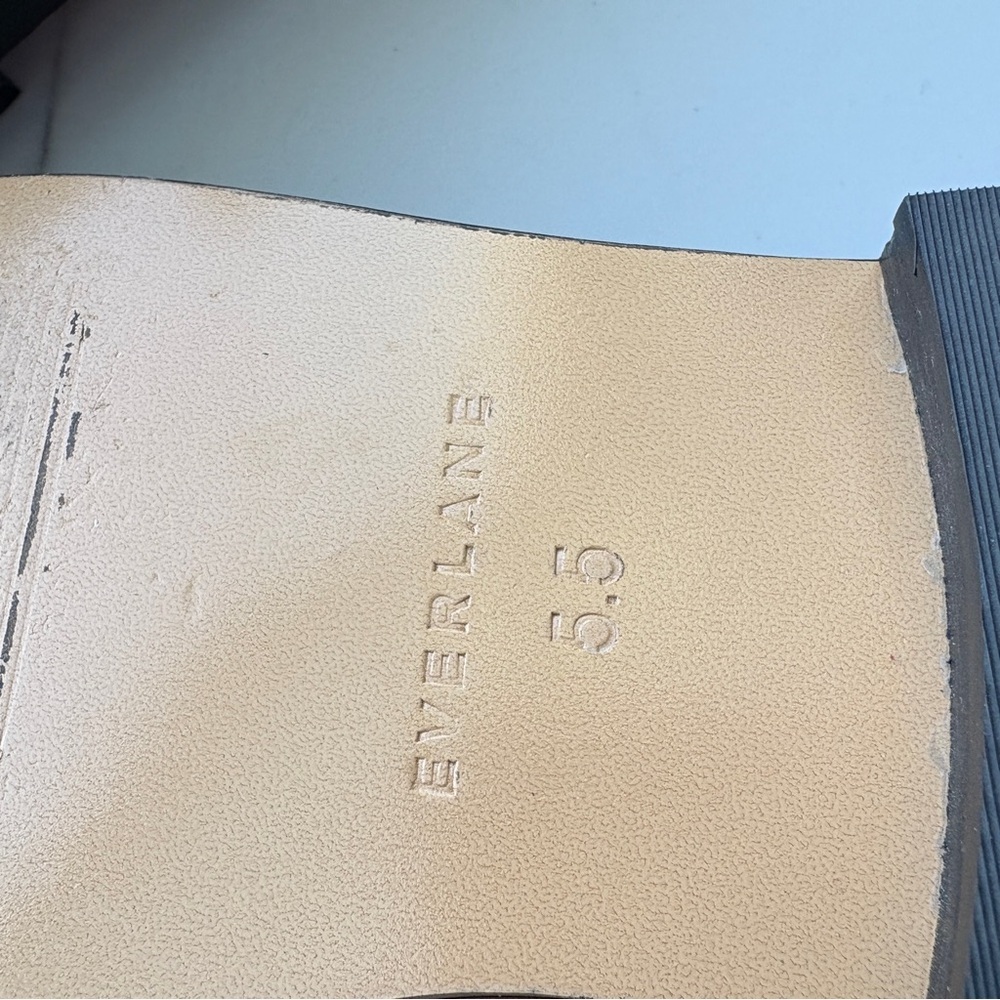 Everlane sz 5.5 The Penny Loafer Rum Brown Leather slip-on Classic square toe - Picture 12 of 12